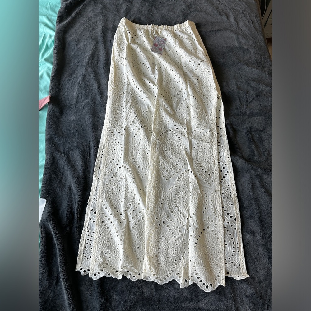 Toluca Swim Natalie Skirt Ivory M
